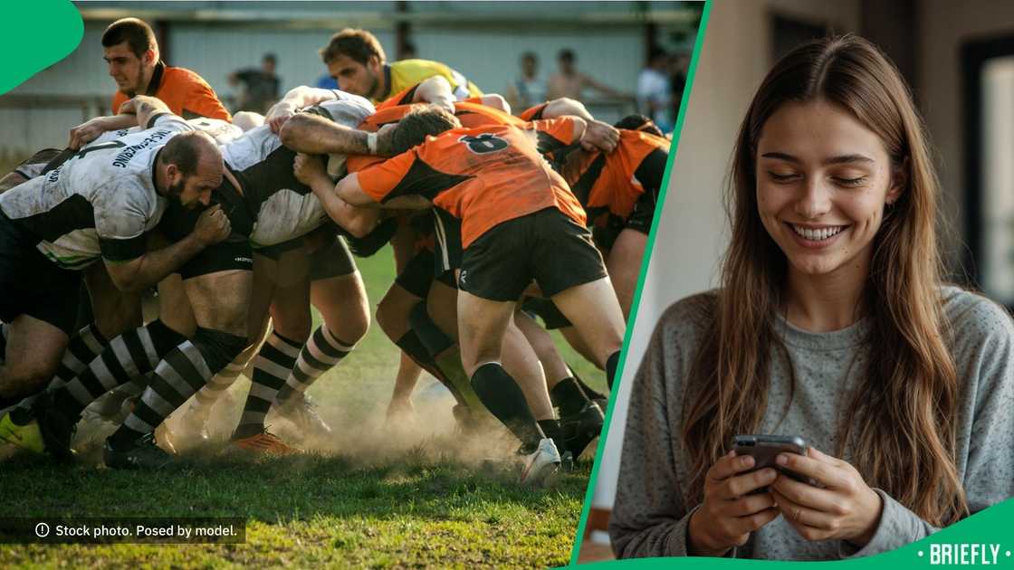 Rugby commentary made people laugh.