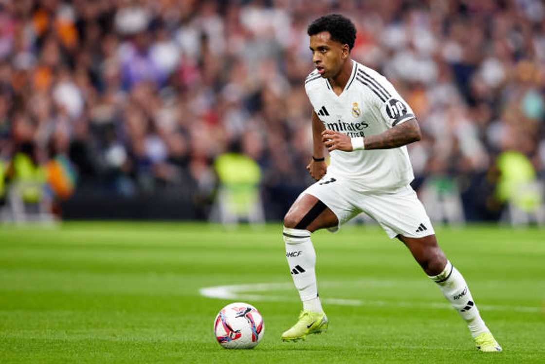 Rodrygo Goes at Estadio Santiago Bernabeu Rodrygo Goes at Estadio Santiago Bernabeu