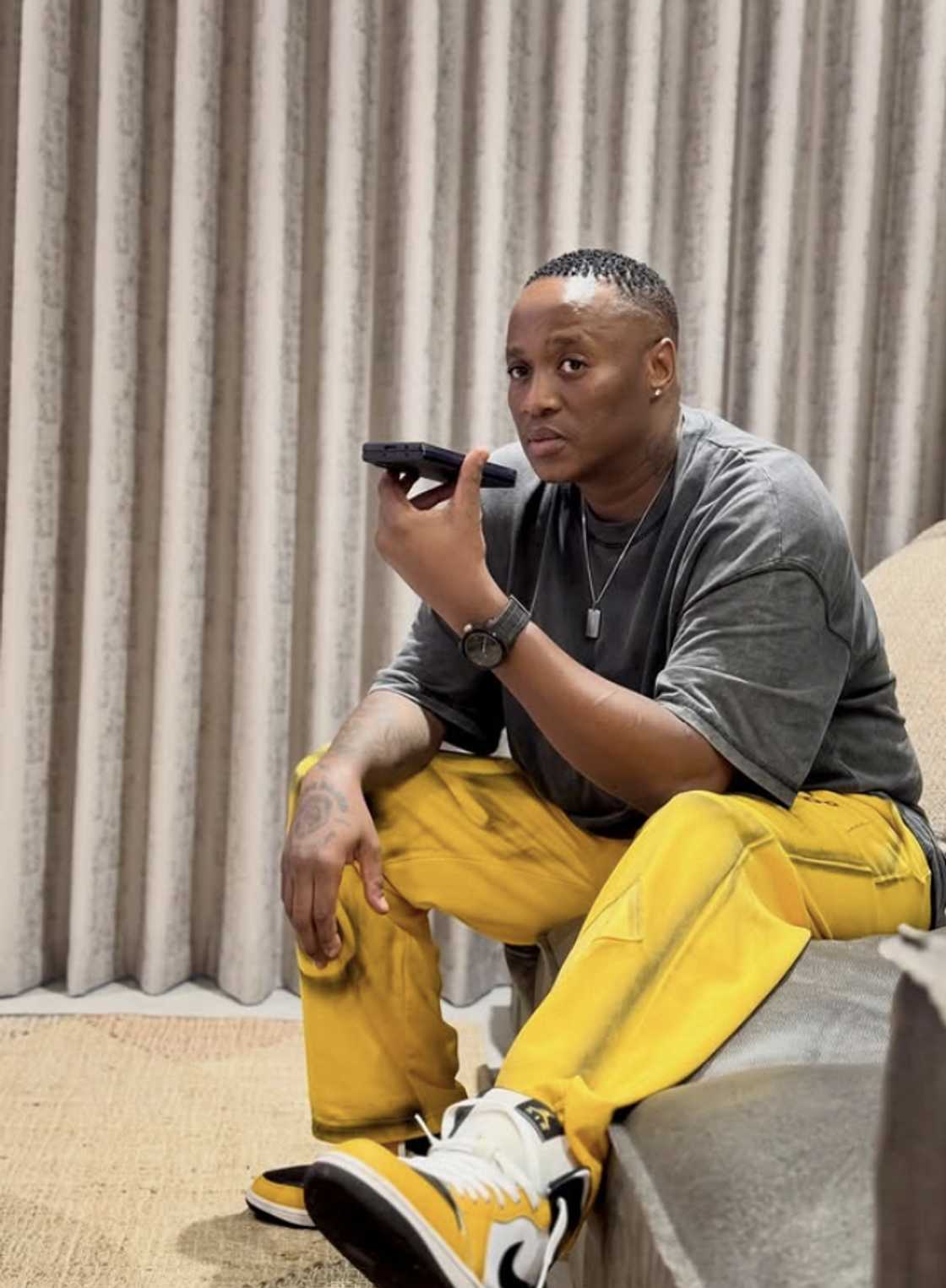 Jub Jub was allegedly caught in a messy love triangle Jub Jub was allegedly caught in a messy love triangle