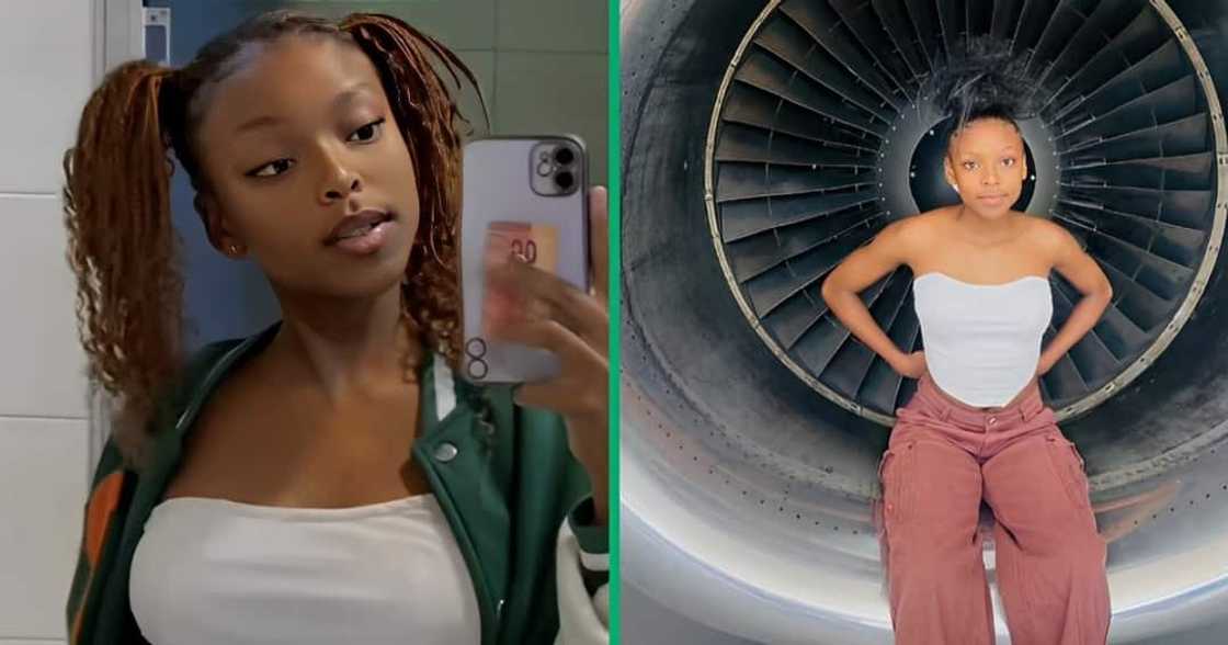 A woman shared her journey to becoming a flight attendant in a TikTok video. A woman shared her journey to becoming a flight attendant in a TikTok video.