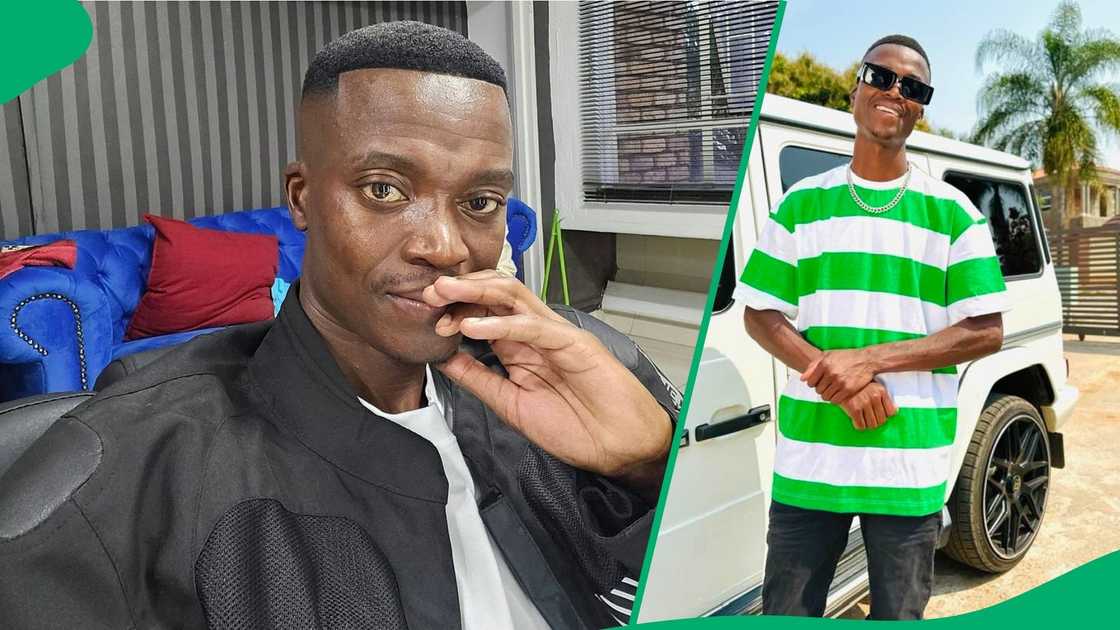 King Monada drives sleek flashy cars.