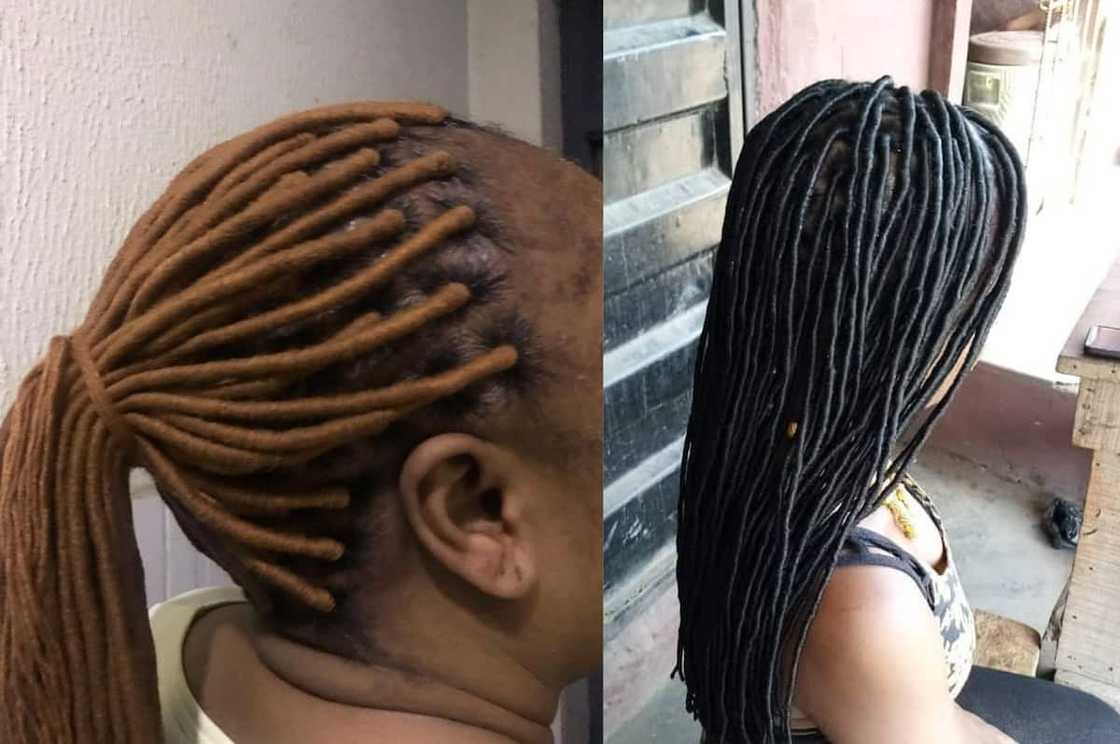 Medium-sized locs