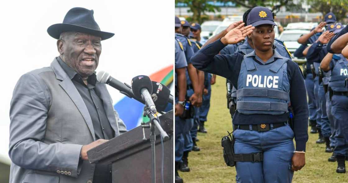 Police Miniister Bheki Cele Police Miniister Bheki Cele