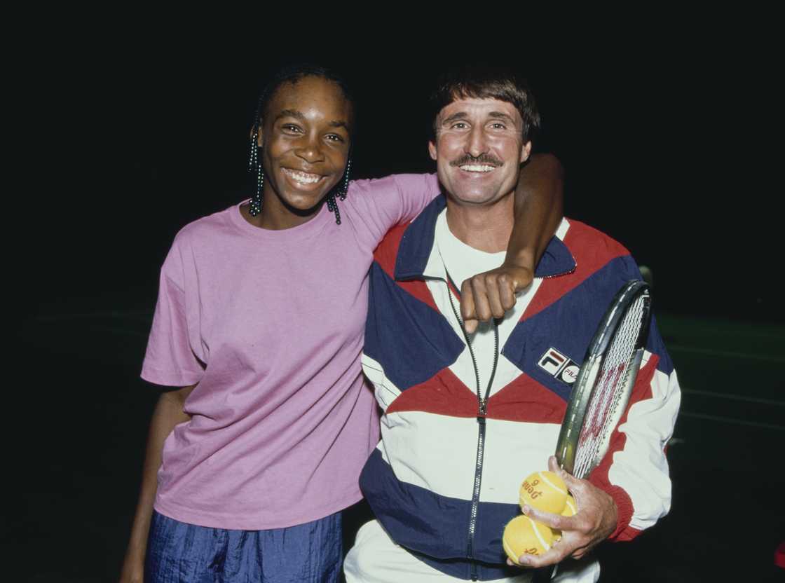 Venus Williams and Rick Macci