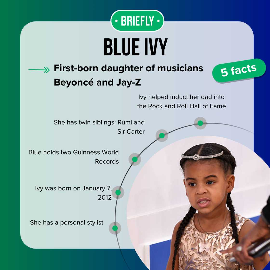 Blue Ivy Carter at the 2016 MTV Video Music Awards