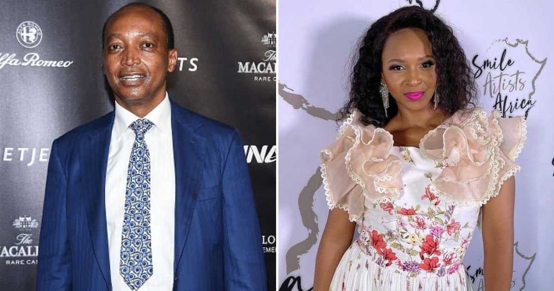 Patrice Motsepe has debunked romantic affair rumours with Katlego Danke. Patrice Motsepe has debunked romantic affair rumours with Katlego Danke.