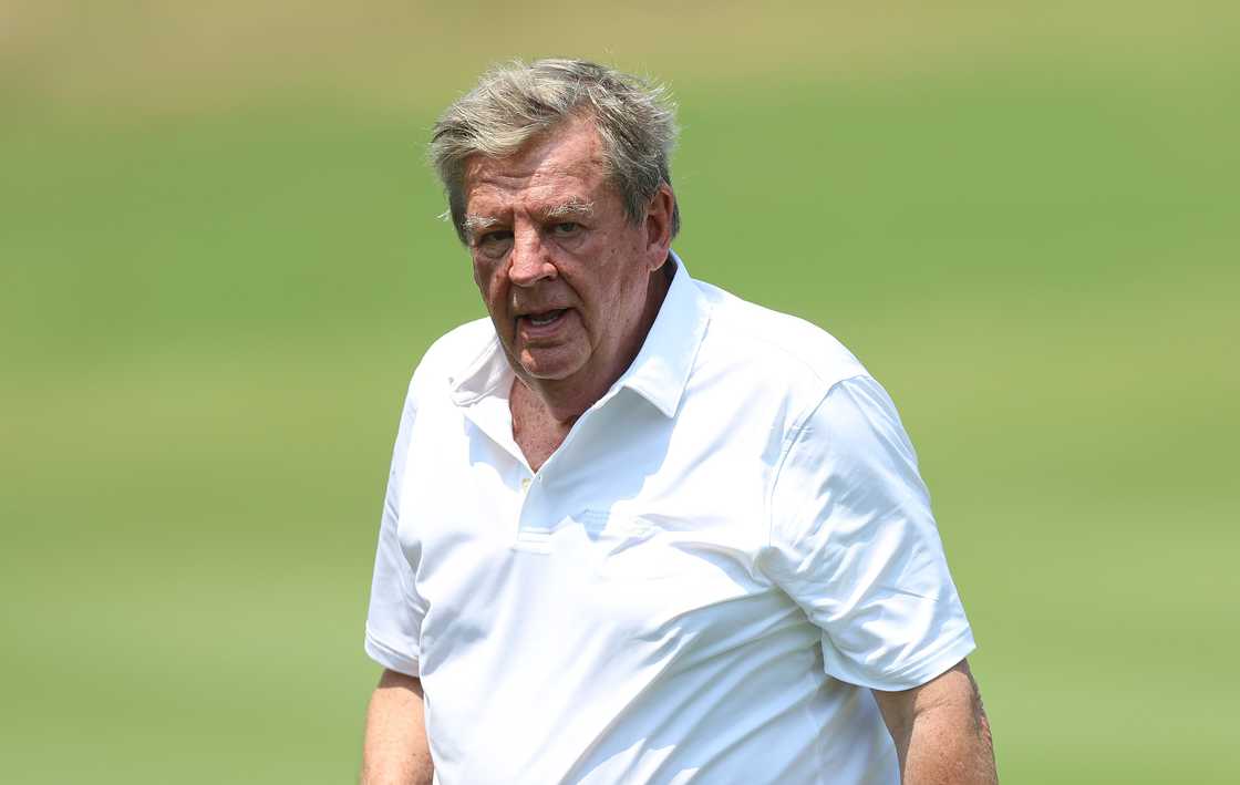 Johann Rupert of South Africa The CEO and Chairman of The Richemont Group plays a shot prior to the Alfred Dunhill Championship at Leopard Creek Country Club on December 05, 2023.