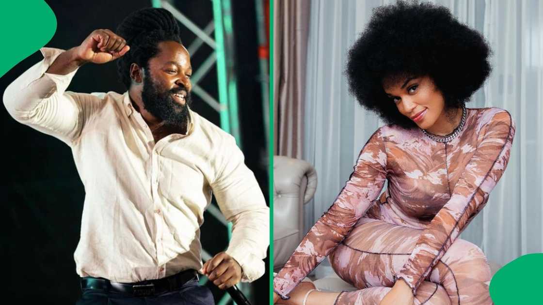 Pearl Thusi and Big Zulu hangs out Pearl Thusi and Big Zulu hangs out