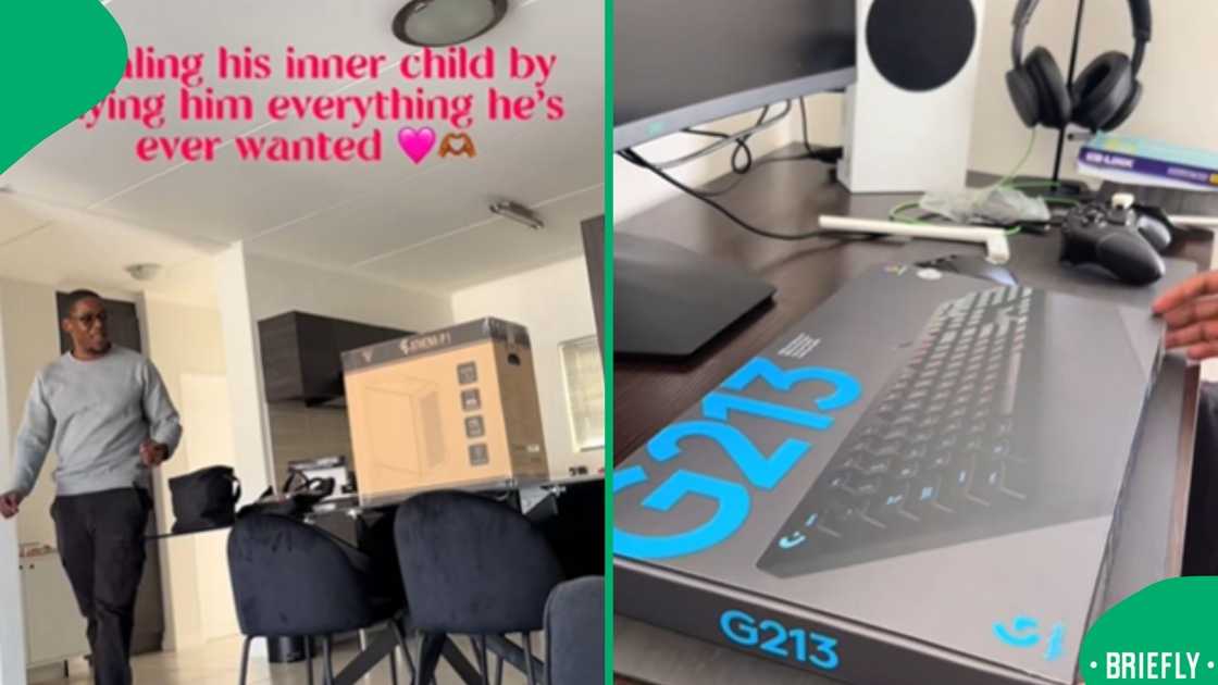 A playful TikTok post captured a wife’s clever idea to keep her husband entertained indoors