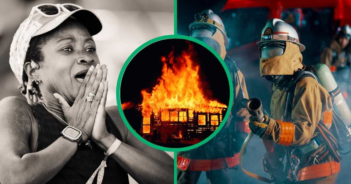 A Limpopo woman's family home was burned to the ground after an intruder set the house on fire A Limpopo woman's family home was burned to the ground after an intruder set the house on fire