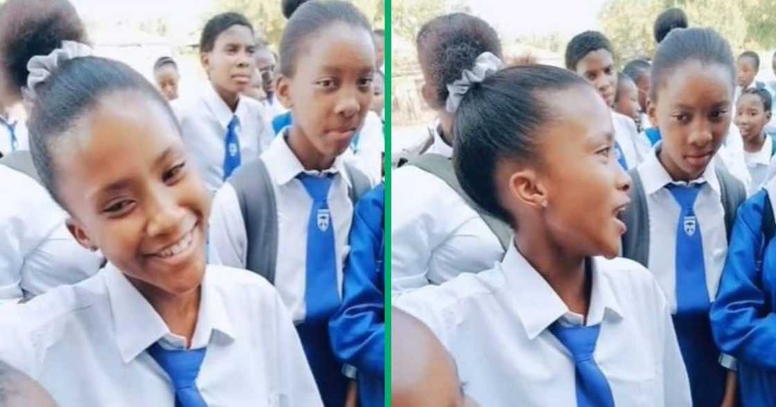 TikTok video shows student singing TikTok video shows student singing