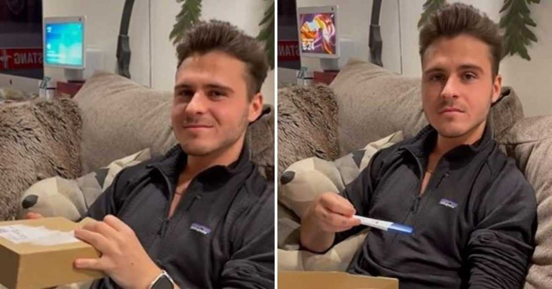 Pregnancy reveal, Covid-19 test, pregnancy reveal gone wrong, funny video, viral video, TikTok video, Brandon Robert Pregnancy reveal, Covid-19 test, pregnancy reveal gone wrong, funny video, viral video, TikTok video, Brandon Robert