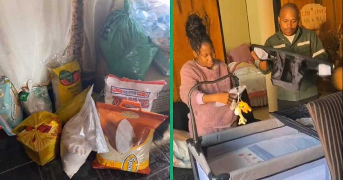woman's in-laws showered her with goodies woman's in-laws showered her with goodies