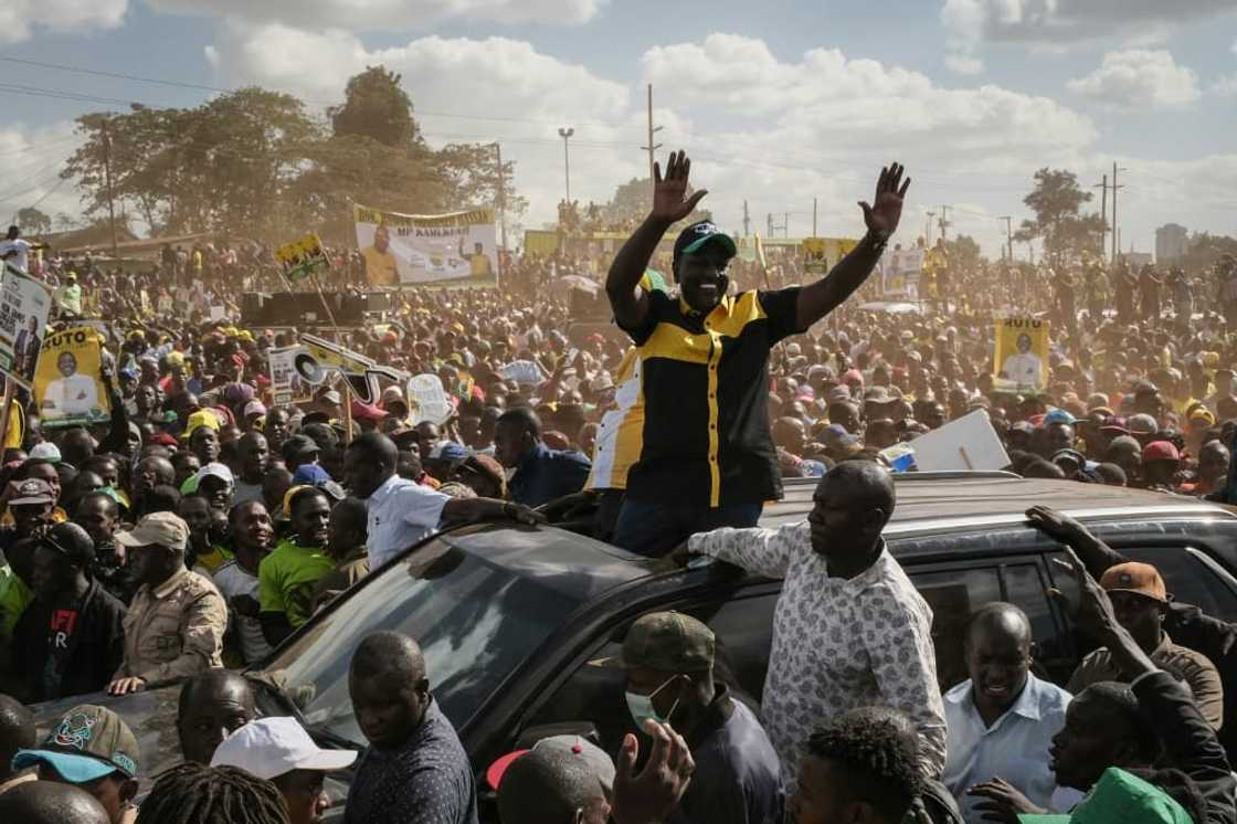 The party of Kenya's Deputy President William Ruto has the wheelbarrow as its symbol The party of Kenya's Deputy President William Ruto has the wheelbarrow as its symbol