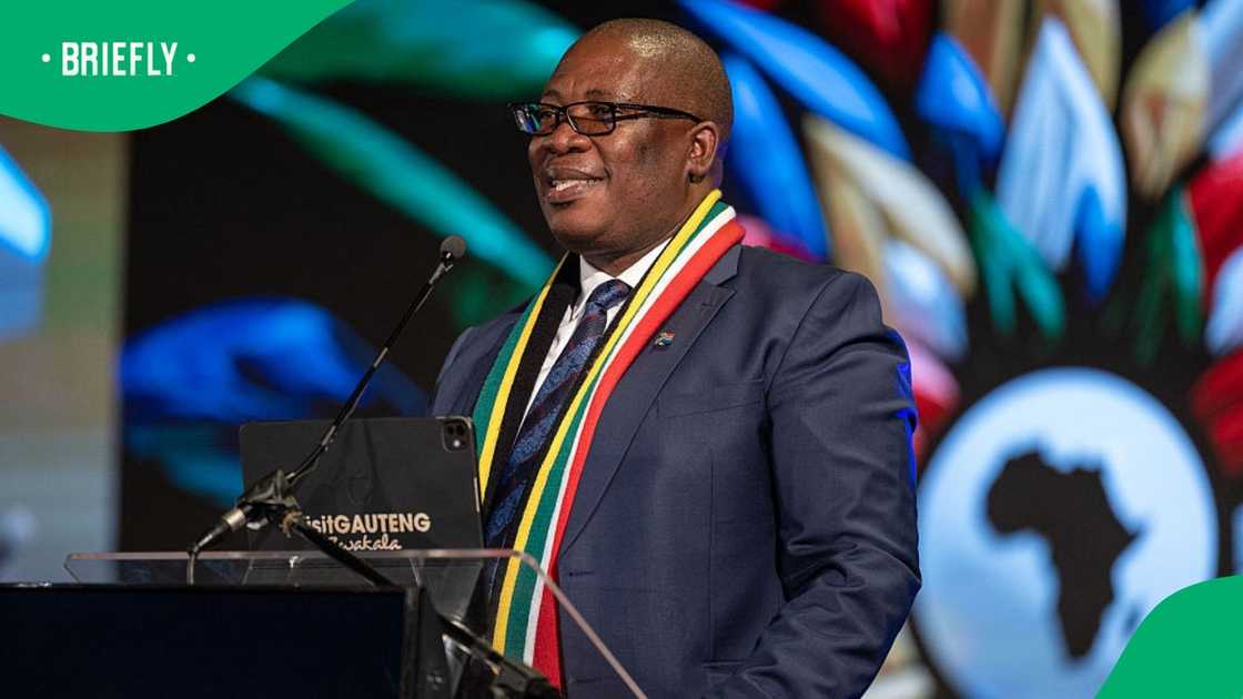 The Democratic Alliance unveiled a billboard slamming Panyaza Lesufi