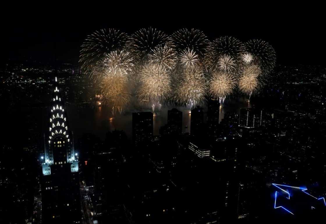 Last year's July 4th fireworks over New York's East River