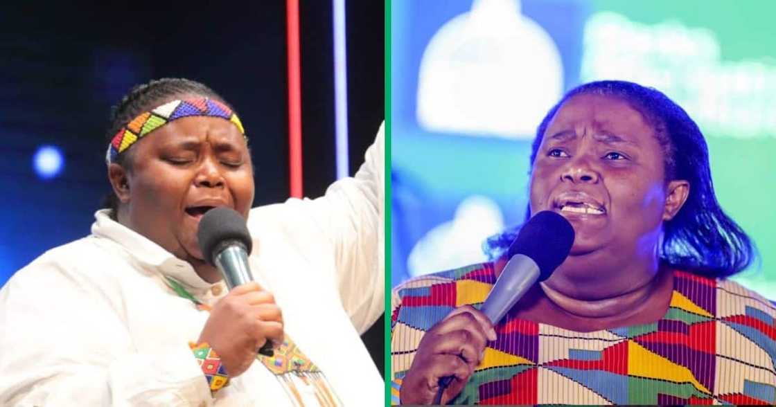Gospel singer Hlengiwe Mhlaba is recording new music. Gospel singer Hlengiwe Mhlaba is recording new music.