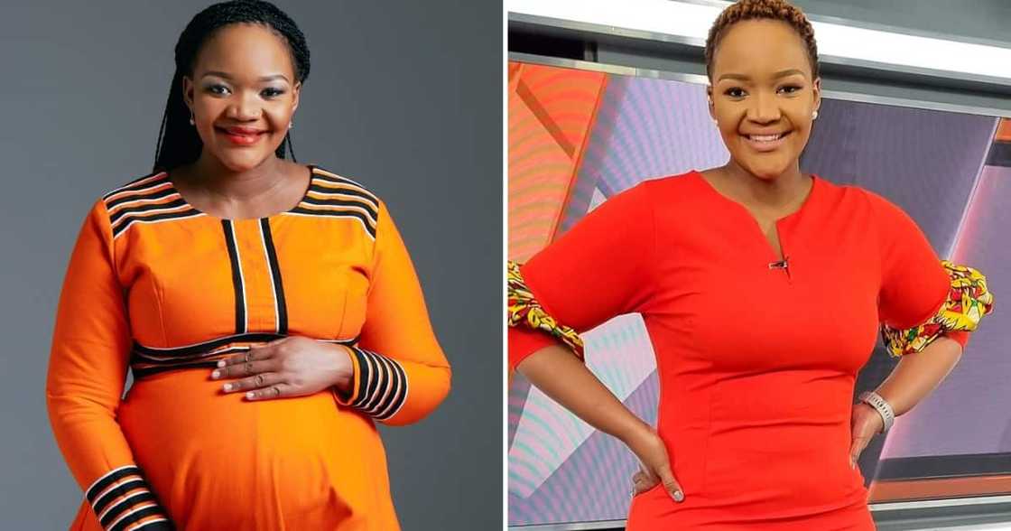 Broadcast journalist Cathy Mohlahlana gave birth to twins