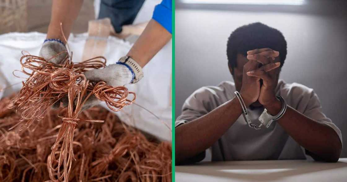 A man was arrested and another was killed when they were caught stealing cables in Eldorado Park A man was arrested and another was killed when they were caught stealing cables in Eldorado Park