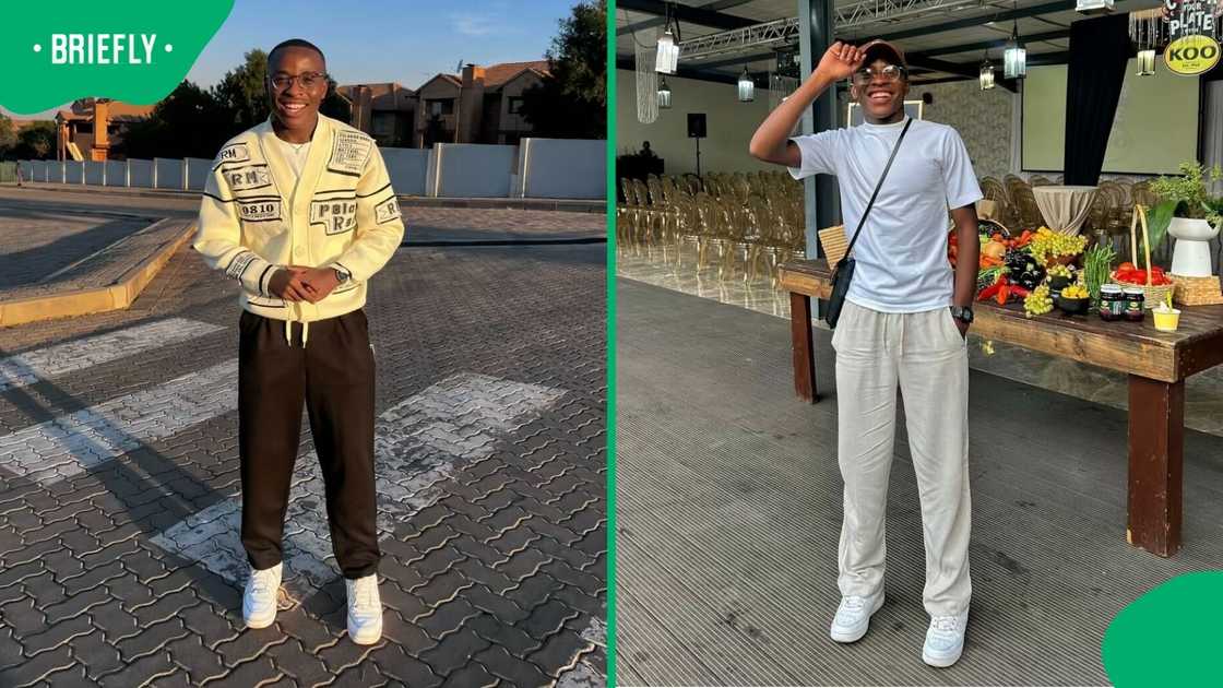 A student in South Africa showed off his fancy res dinner in a TikTok video.