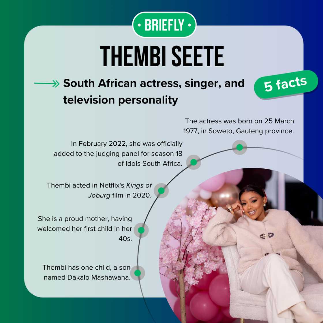 Five facts about Thembi Seete