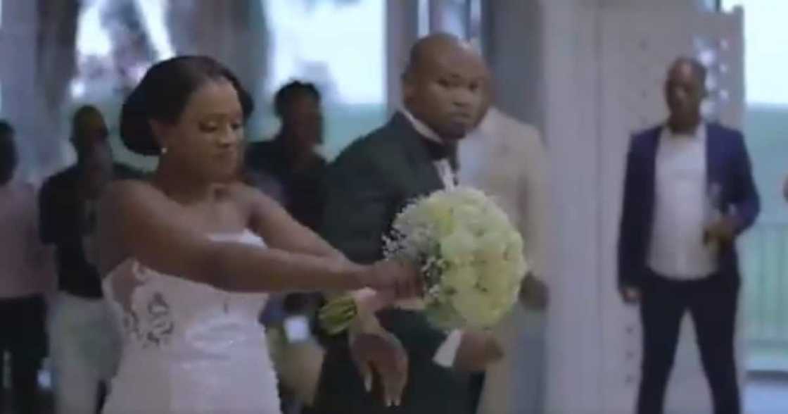 Stunning SA Couple Go Viral After Doing an Eccentric Wedding Entrance Stunning SA Couple Go Viral After Doing an Eccentric Wedding Entrance