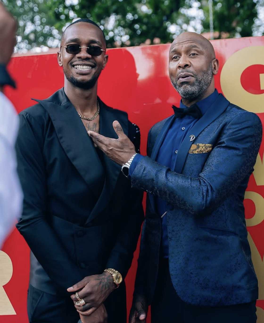 Fans debated over Lucas Radebe and his son Fans debated over Lucas Radebe and his son