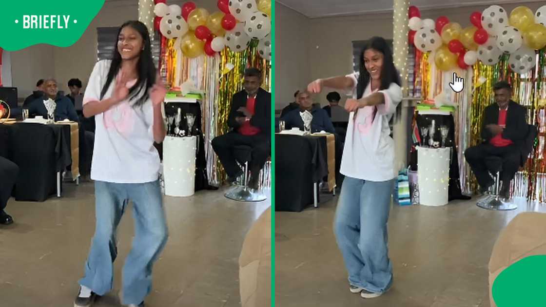 SA girl brings amapiano moves to 60th birthday SA girl brings amapiano moves to 60th birthday