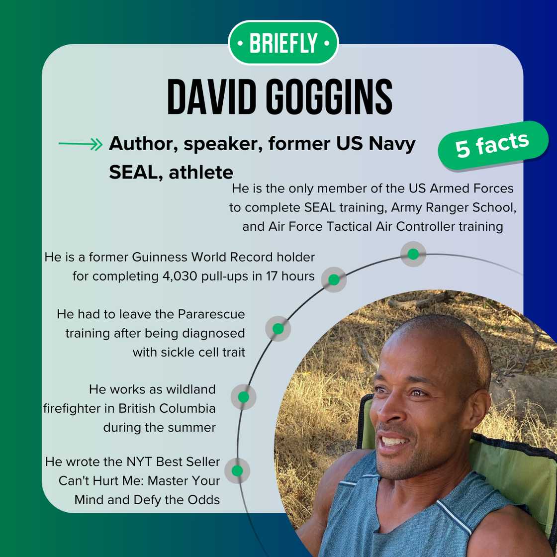 David Goggins' facts