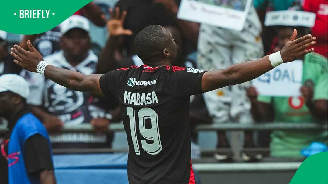 Tshegofatso Mabasa has been in good scoring form for Orlando Pirates.