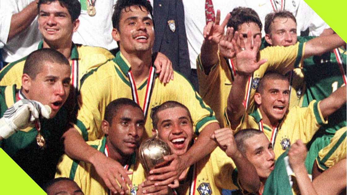 Brazil beat Ghana 2-1 to clinch the 1997 FIFA Under 17 World Cup.