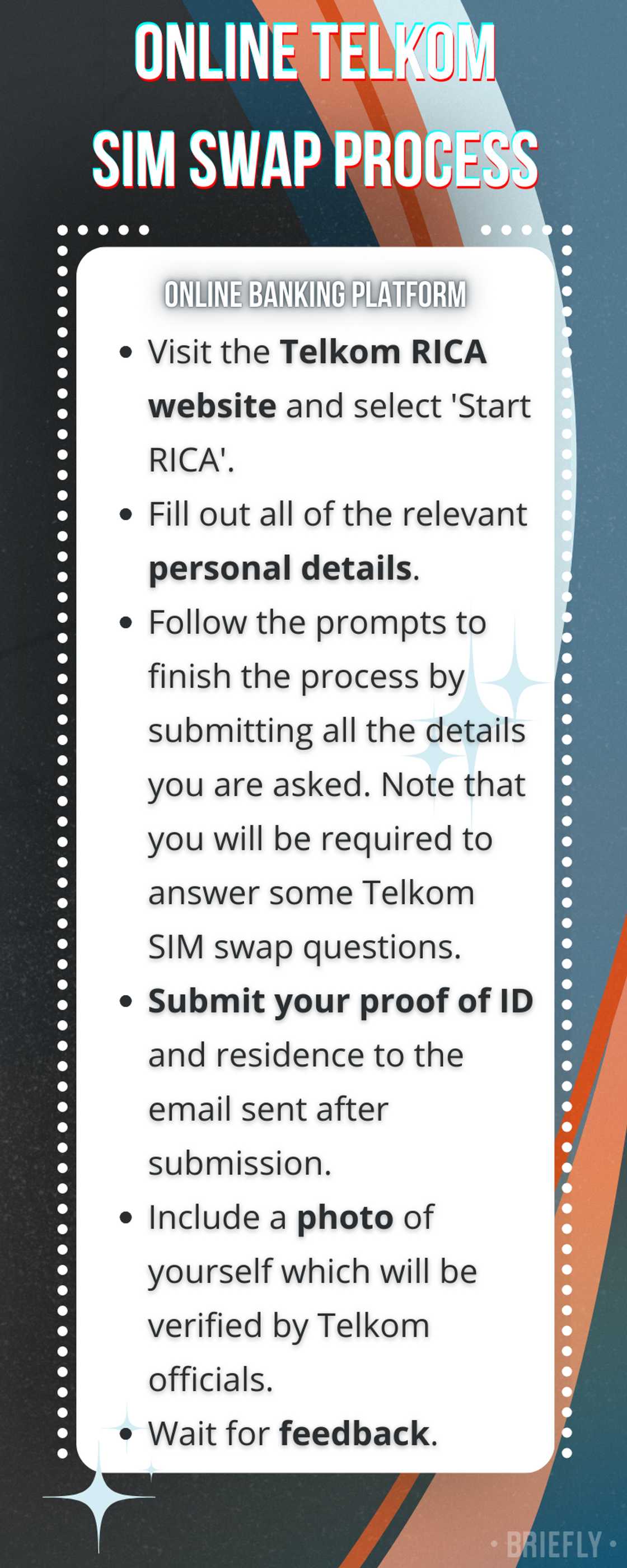 How to do a Telkom SIM swap at home