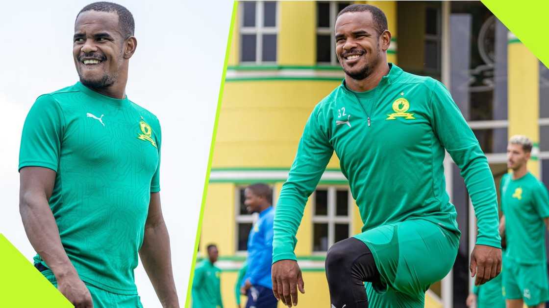 Mamelodi Sundowns striker Iqraam Rayners has been in good form for the PSL champions. Mamelodi Sundowns striker Iqraam Rayners has been in good form for the PSL champions.