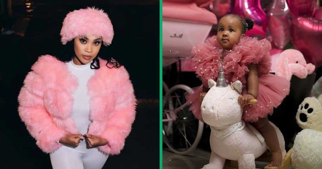 Tamia Mpisane celebrated her daughter Miaandy's birthday