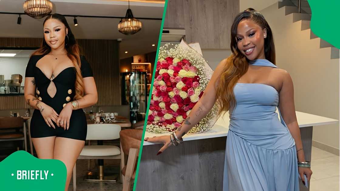 Anele Zondo showed off her latest look. Anele Zondo showed off her latest look.