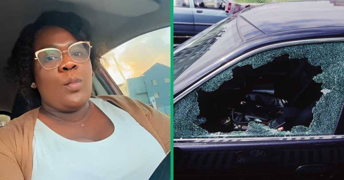 A Cape Town woman shares terrifying smash-and-grab experience on TikTok. A Cape Town woman shares terrifying smash-and-grab experience on TikTok.