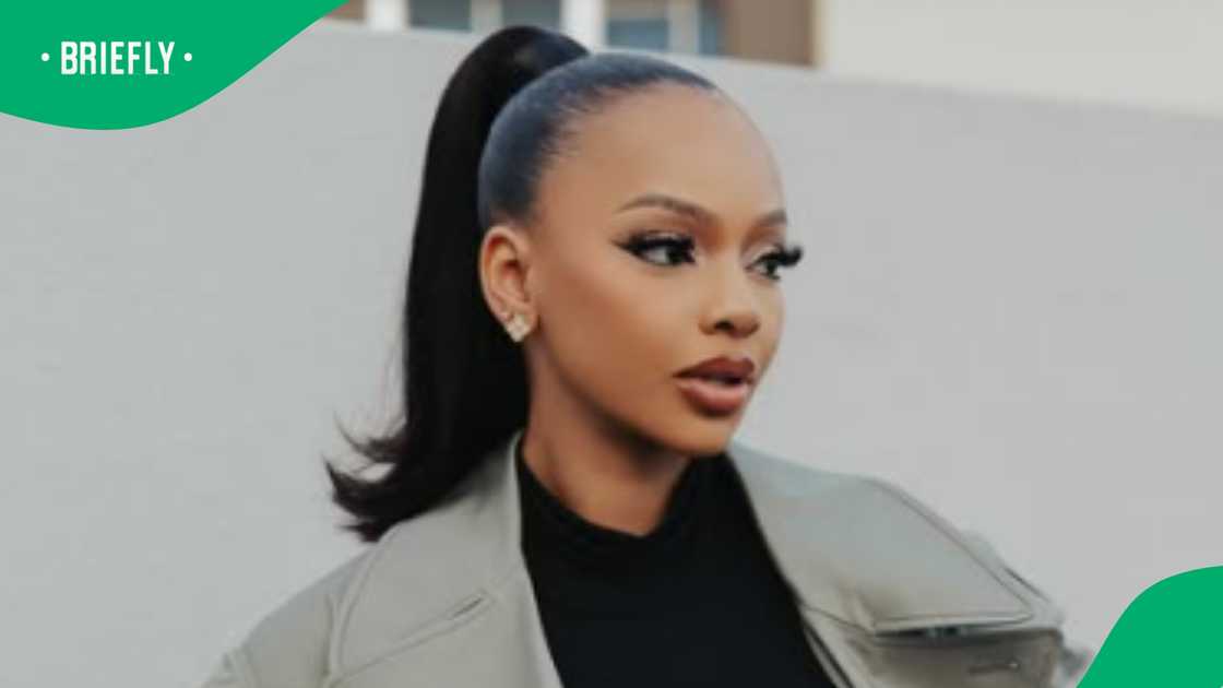 Mihlali Ndamase, known for her make-up tutorials was said to have had skin breakout