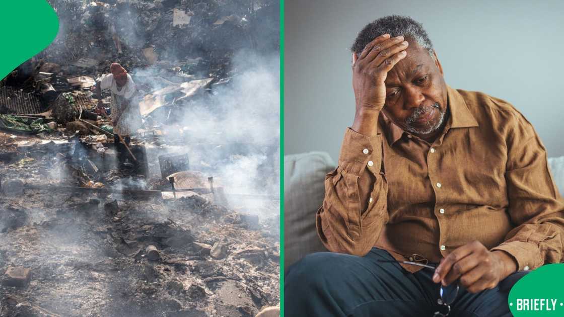 A fire in Langa destroyed 25 shacks and eight hostels A fire in Langa destroyed 25 shacks and eight hostels