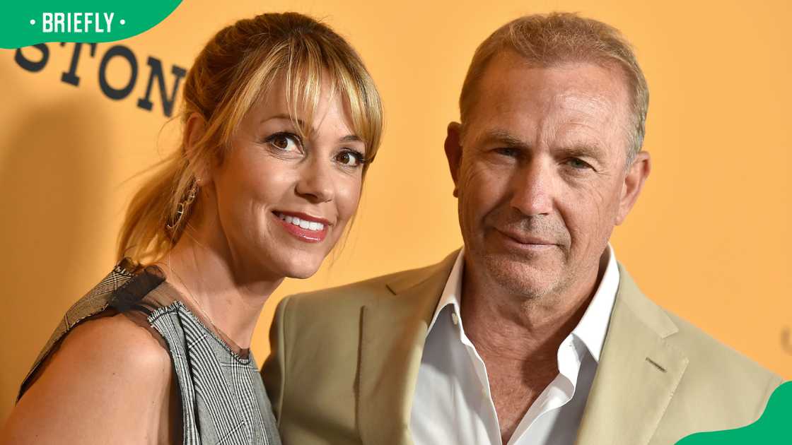 Kevin Costner and Christine Baumgartner in Hollywood Kevin Costner and Christine Baumgartner in Hollywood
