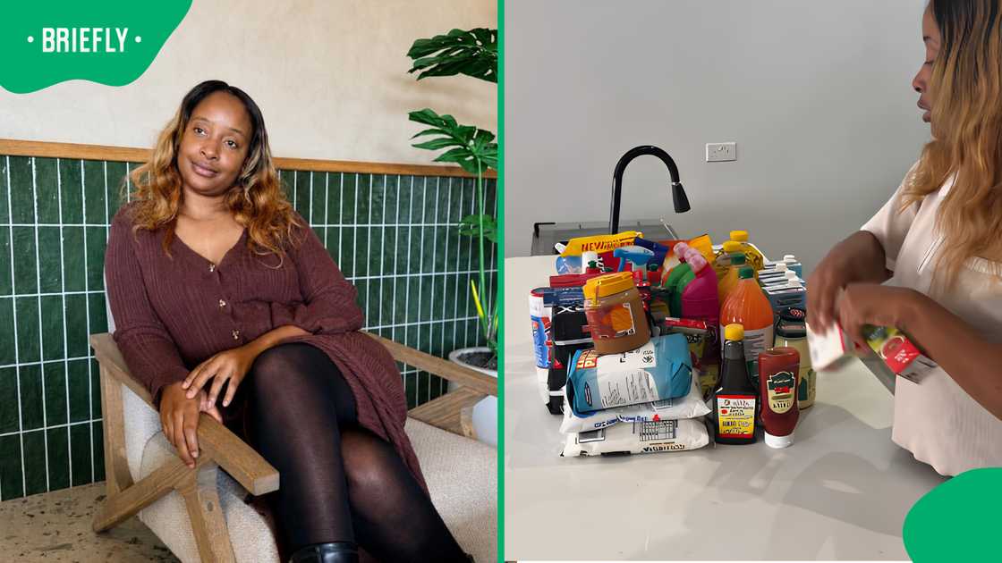 Zimbabwe woman shares R4.1K grocery haul Zimbabwe woman shares R4.1K grocery haul