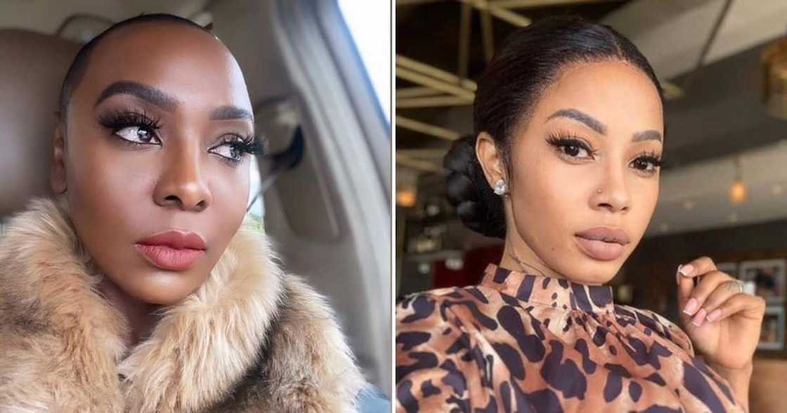 Wanda Baloyi and Kelly Khumalo has a heated argument