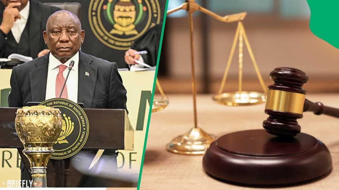 Prsident Ramaphosa and the law