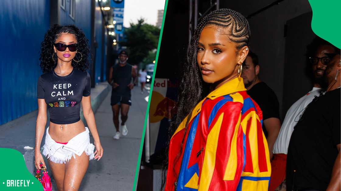 Netizens react to Tyla's new hairstyle. Netizens react to Tyla's new hairstyle.