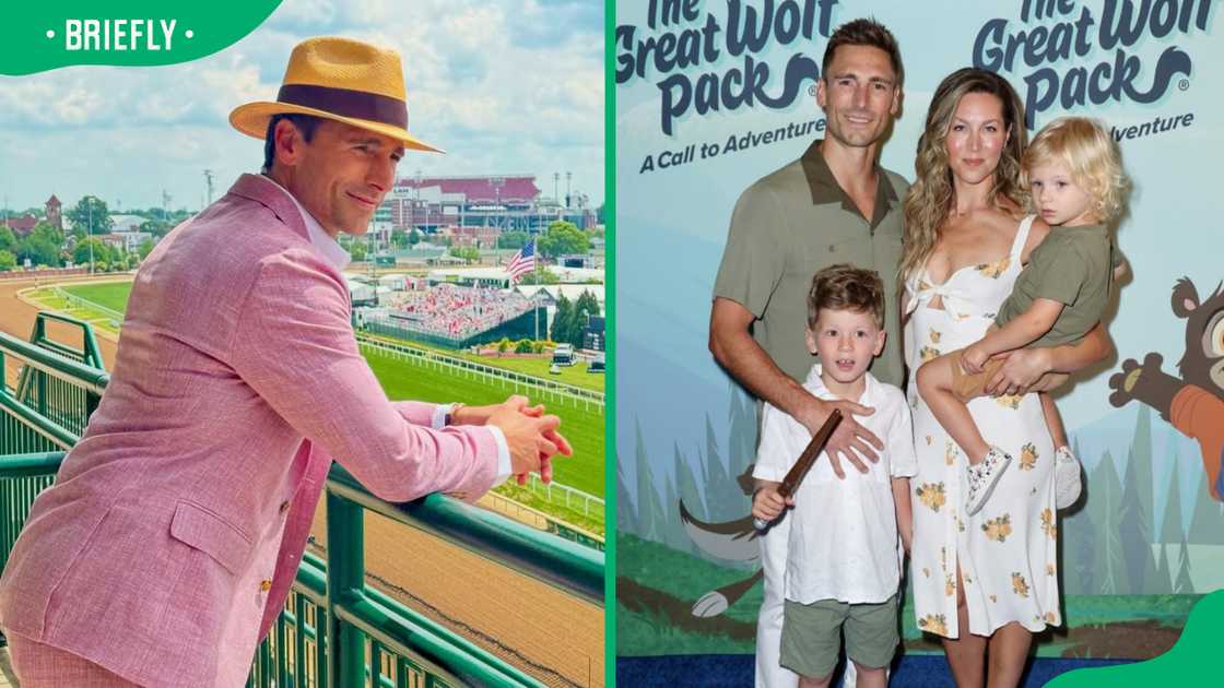 Andrew Walker and his family