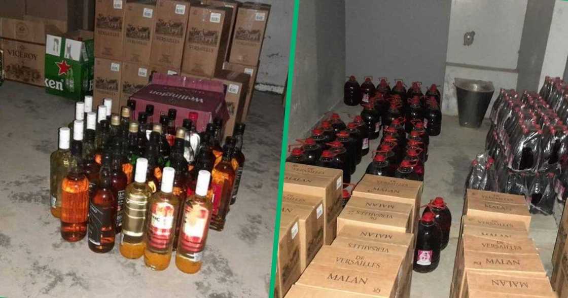 R450 000 worth of alcohol seized R450 000 worth of alcohol seized