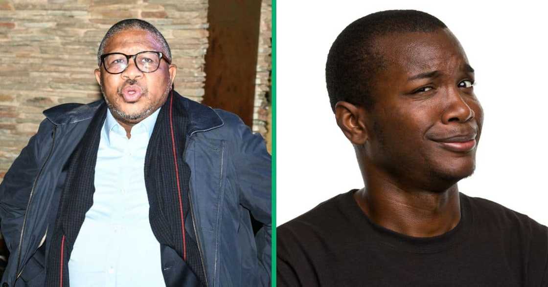The ANC's Fikile Mbalula was given side-eye for claiming that the ruling party met its targets The ANC's Fikile Mbalula was given side-eye for claiming that the ruling party met its targets