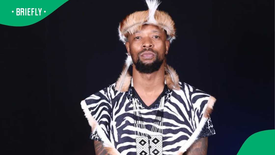 Actor SK Khoza attended a wedding with his brother