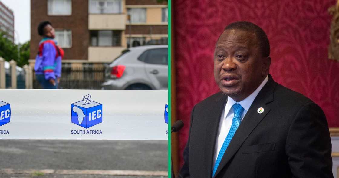 Uhuru Kenyatta to lead AU Election Mission into SA polls. Uhuru Kenyatta to lead AU Election Mission into SA polls.