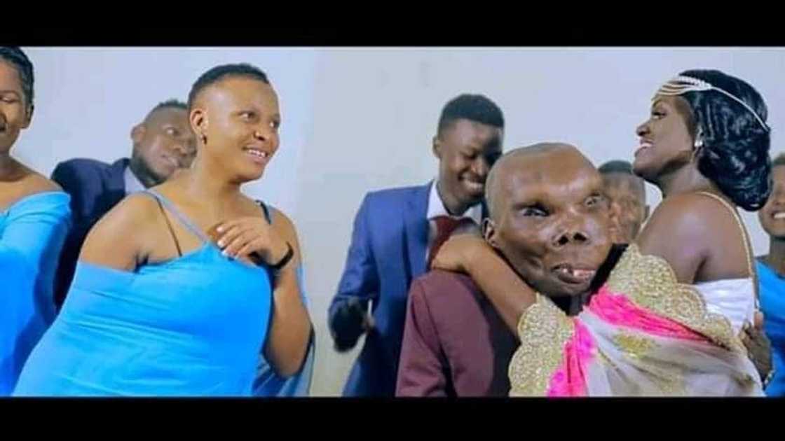 Godfrey Baguma: Ugandan who won “Ugliest man” contest marries 3rd wife
