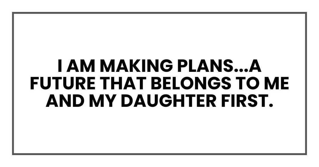 I am making plans again I am making plans again